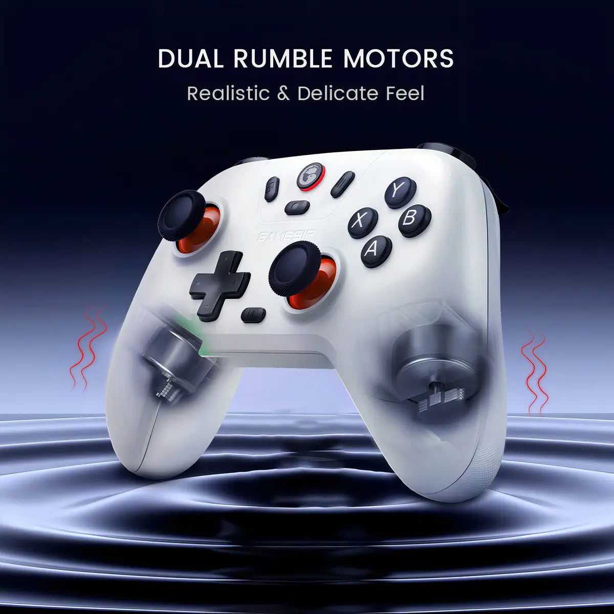 Mando Inalámbrico Multiplataforma GameSir Nova Lite T4N Lite Blanco