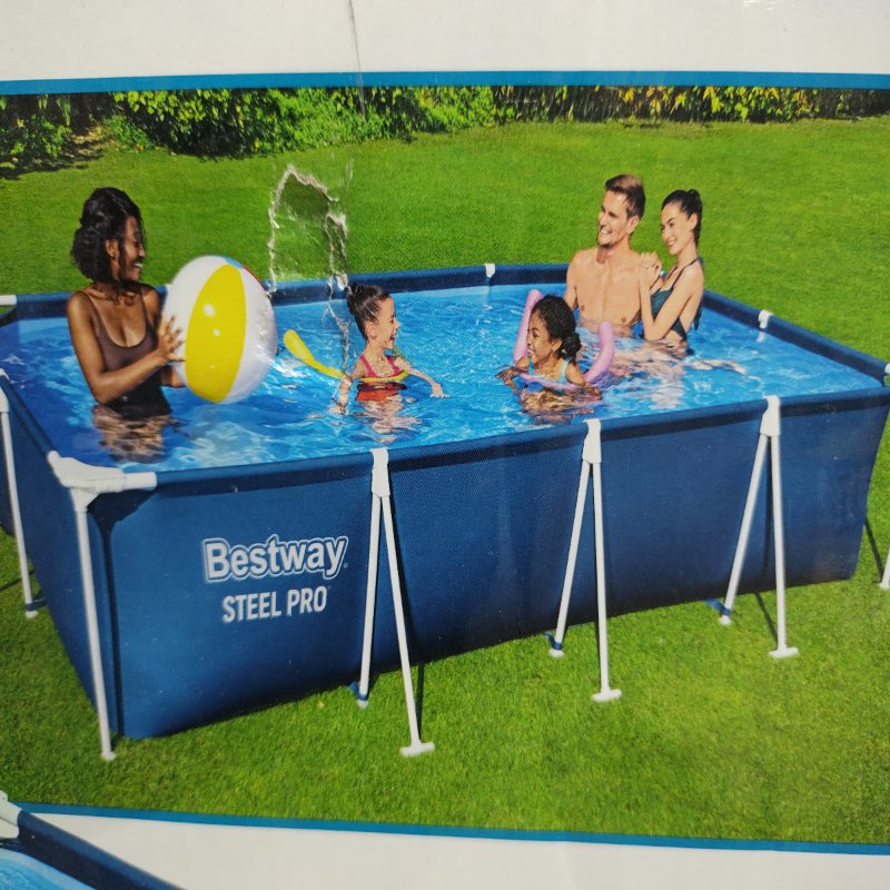 Piscina Desmontable Bestway Steel Pro Rectangular 4.00m x 2.11m x 0.81m - Azul