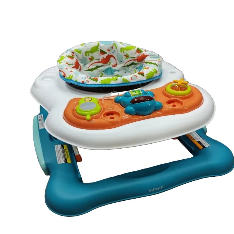 Andador 5 en 1 Infantil Baby Walker Blanco con Azul