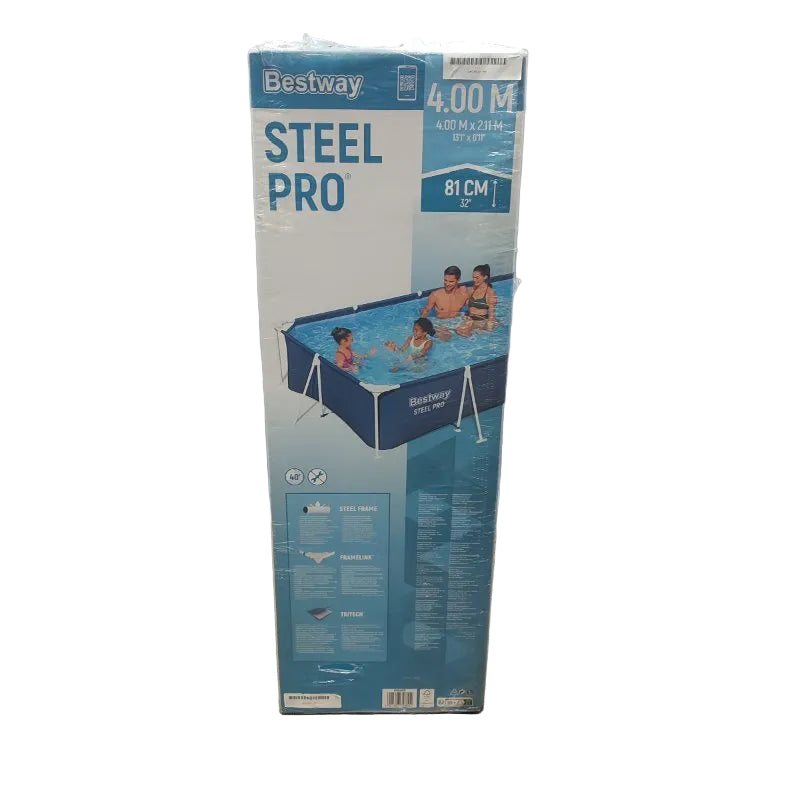 Piscina Desmontable Bestway Steel Pro Rectangular 4.00m x 2.11m x 0.81m - Azul
