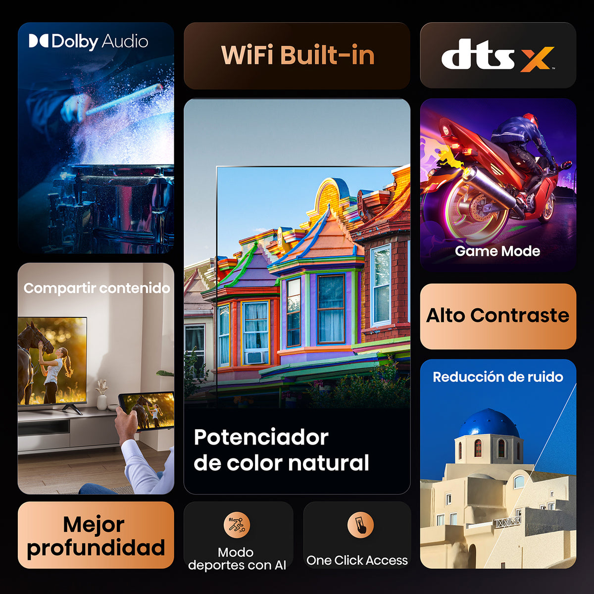 Smart TV Hisense A4 Series 32A4NV 32 Pulgadas
