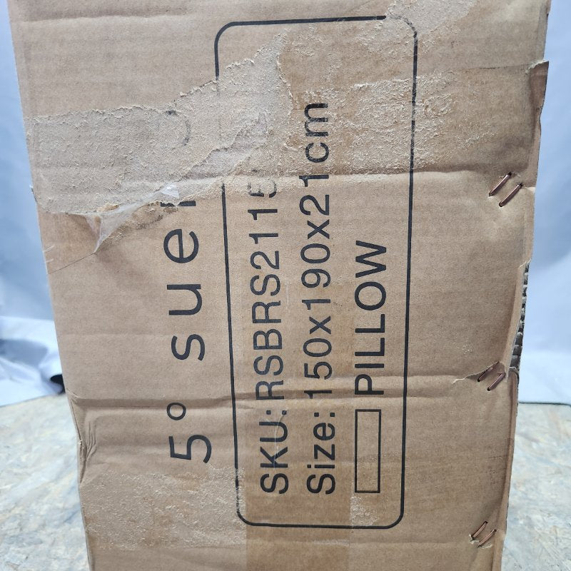 Colchón Pillow 5 Sueño Stella 2 Plazas 150x190 cm RSBRS21150190 Blanco