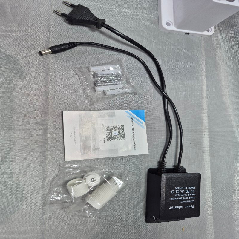 Cámara de Seguridad Exterior Genérica 3K 5MP con Almacenamiento de 128GB y Alarma
