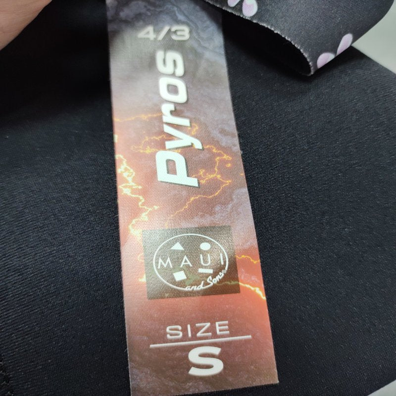 Traje de Agua Pukalani Maui & Sons Mujer Full Print Pro Negro Floral Talla S