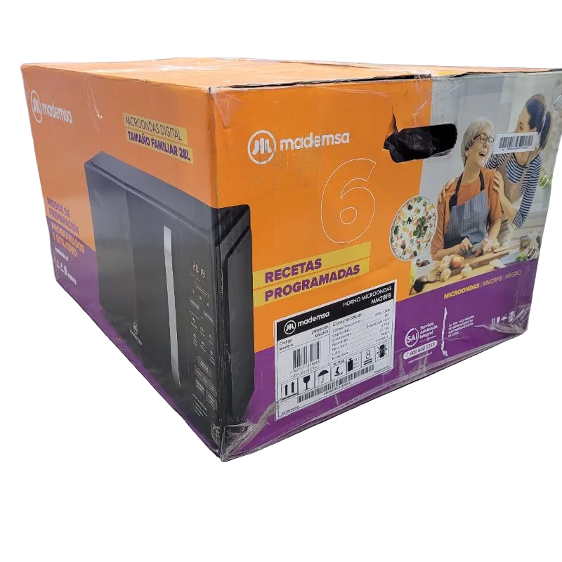 Microondas Mademsa MM28FB Negro 28 Litros
