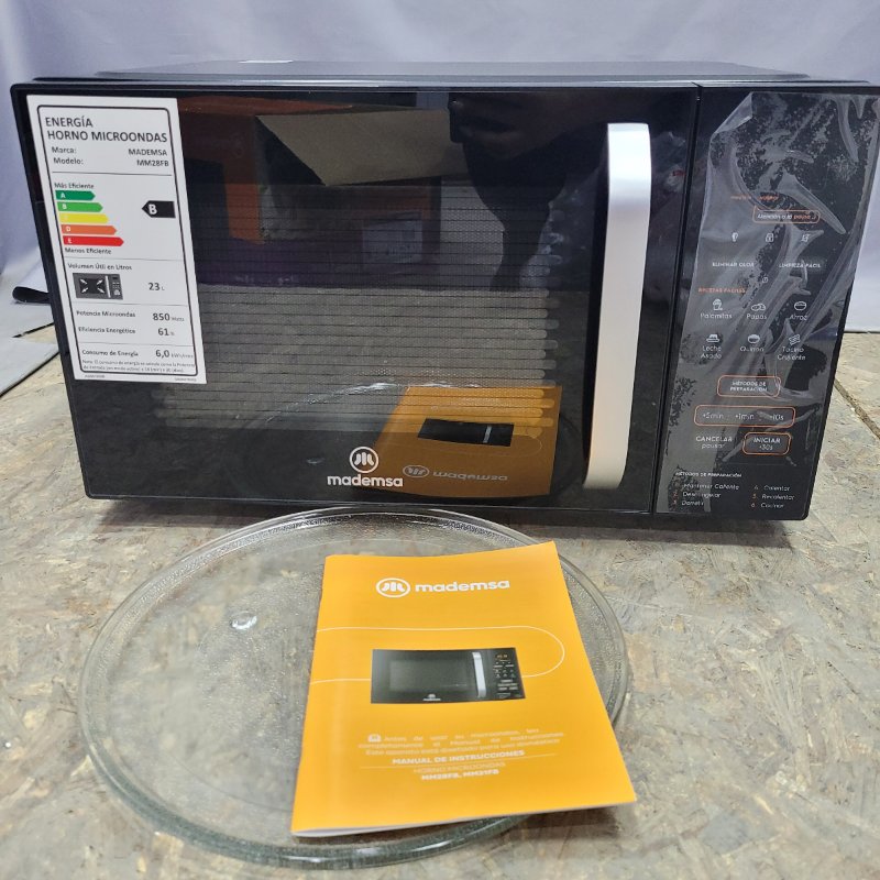 Microondas Mademsa MM28FB Negro 28 Litros