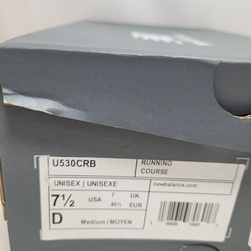 Zapatillas Running New Balance U530CRB Negro EUR 40.5/ US 7.5 / 25.5 cm Femenino