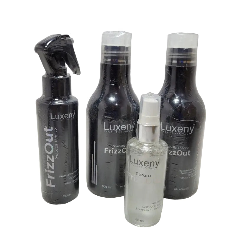 Kit Profesional Antifrizz Luxeny Frizzy Out 4