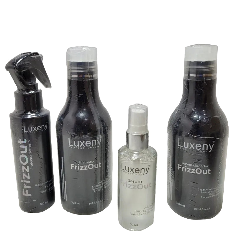 Kit Profesional Antifrizz Luxeny Frizzy Out 4