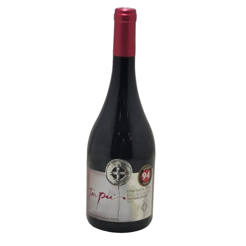 VINO TINTO SANTA CRUZ TUPU EDICION LIMITADA CABERNET SAUVIGNON - PETIT VERDOT VALLE DE COLCHAGUA 750 ML 2016