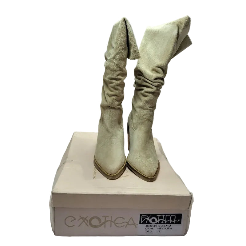 Botas Largas Exótica 2735 Grace Reno Arena Talla 38 Femenino