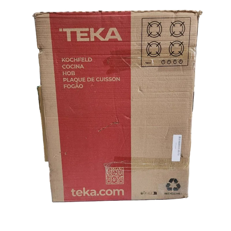 Cocina Encimera Teka GBC 64003 KBB de 4 Platos, Cristal