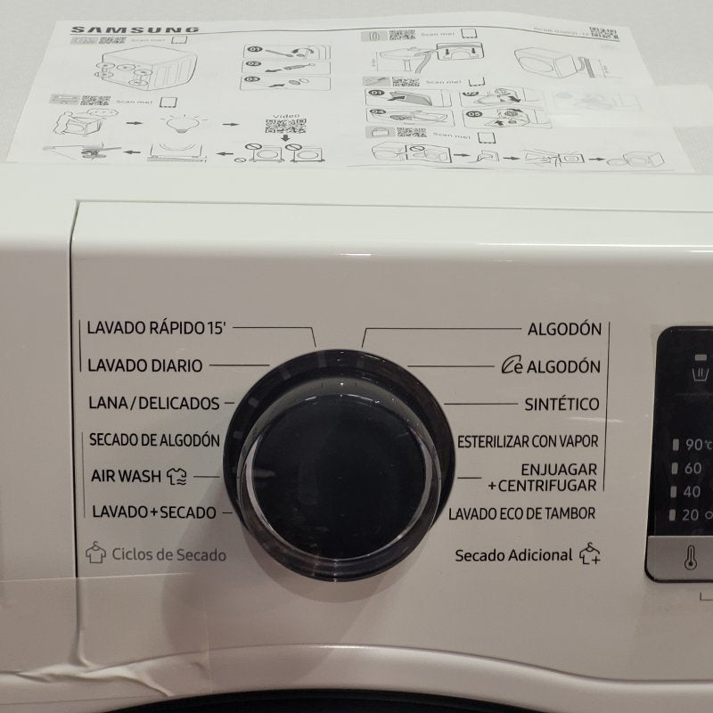 Lavadora Secadora Samsung WD95T4046CE/ZS Blanca 9.5 kg