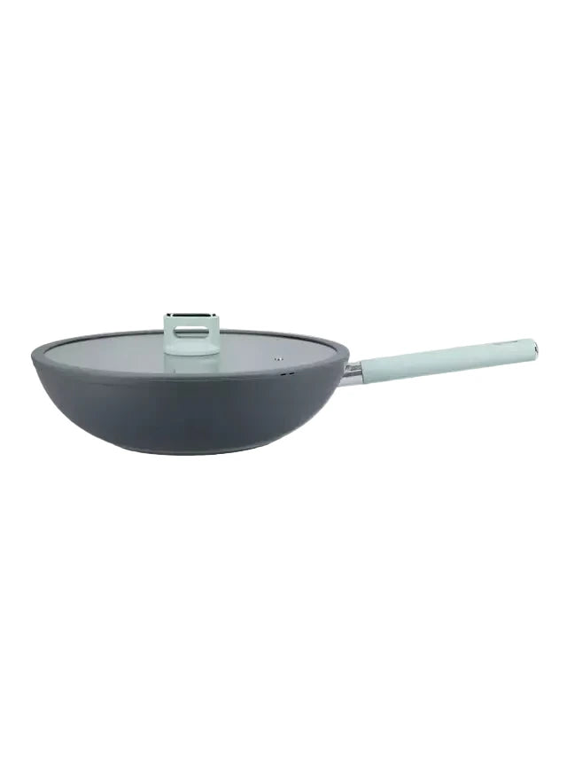 Wok con Tapa Klauben Essential 32 cm, Gris