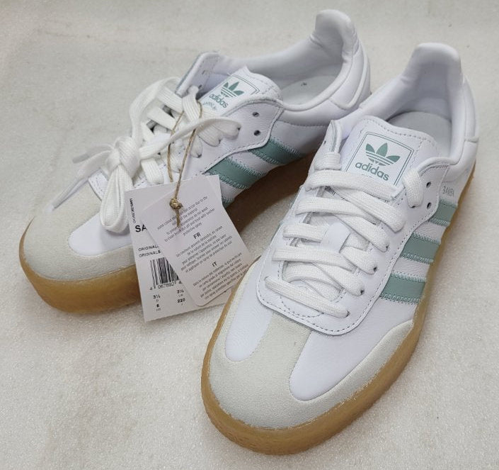 Zapatillas Adidas Sambae Blancas - Talla 5 US Femenino (22 cm)