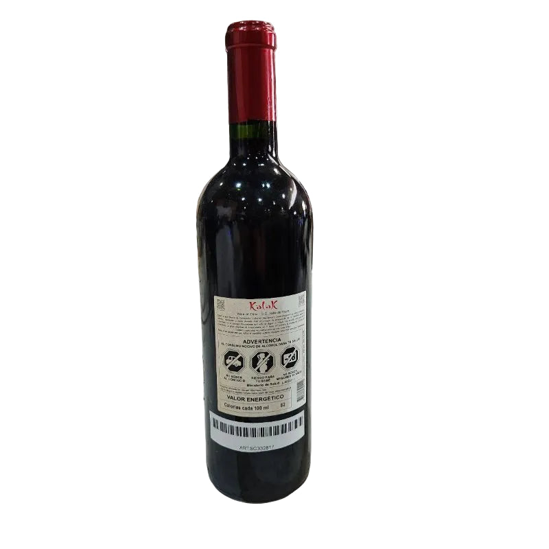 Vino Tinto Viña Marty Kalak Valle de Rapel 750ml - Año 2020