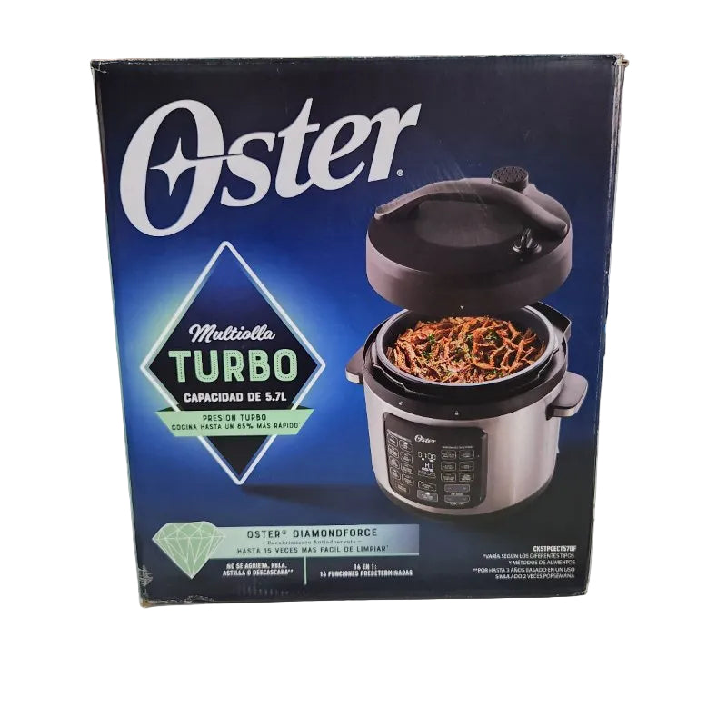MultiOlla Turbo Multicooker Oster CKSTPCECT57DF Gris 5.7 Litros