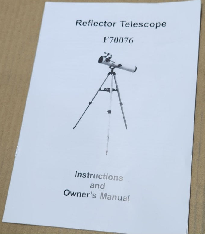 Reflector Telescopio F70076 Gris