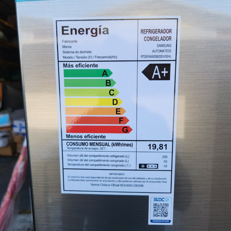 Refrigerador Samsung RT25FARADS8 Inox 255 Litros