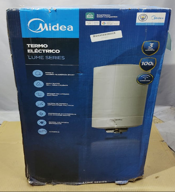 Termo Eléctrico Midea MWH100-15EFG 100 Litros Blanco