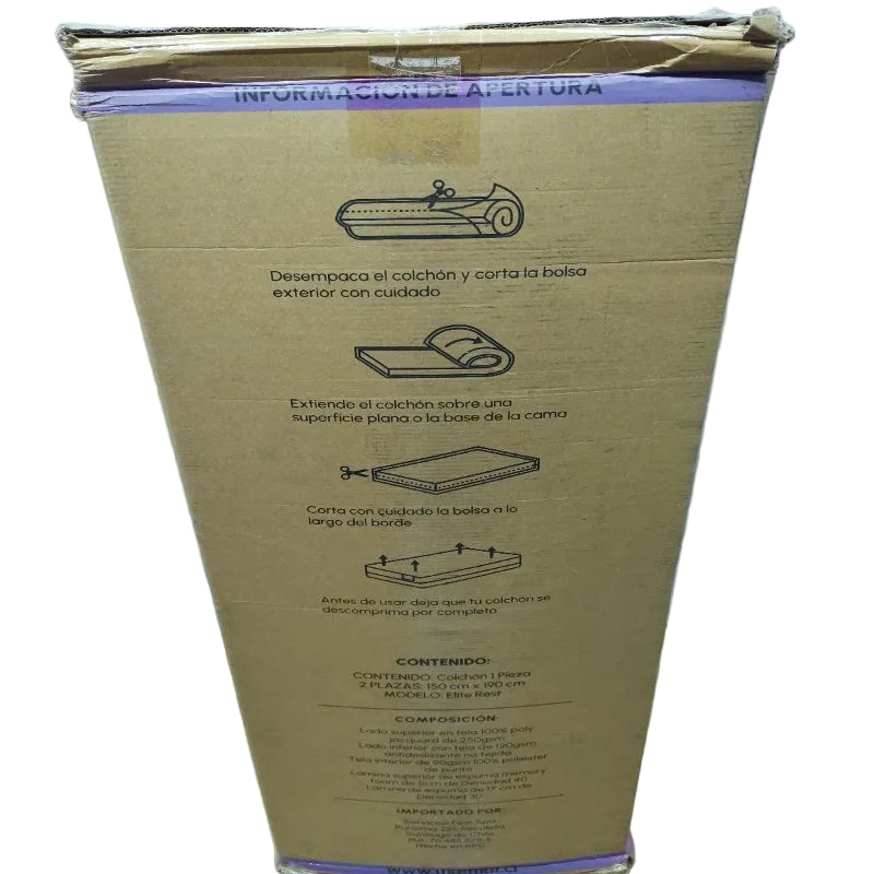 Colchón 2 Plazas Matmat Elite Rest 150x190cm