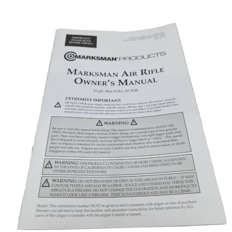 Rifle de Aire Comprimido Marksman 2070 Negro