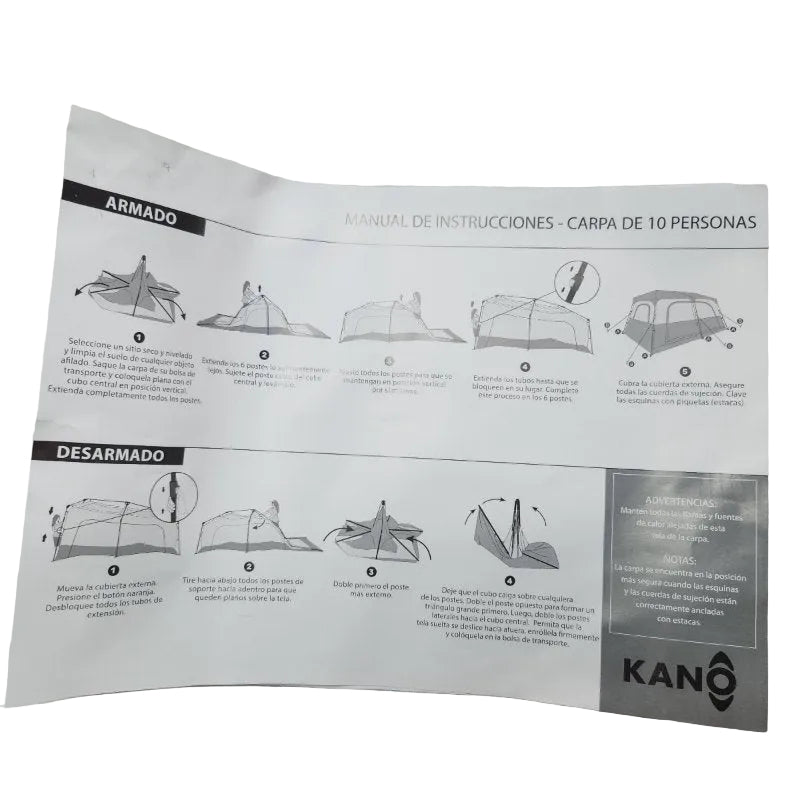 Carpa Automática Kano Baker para 10 Personas