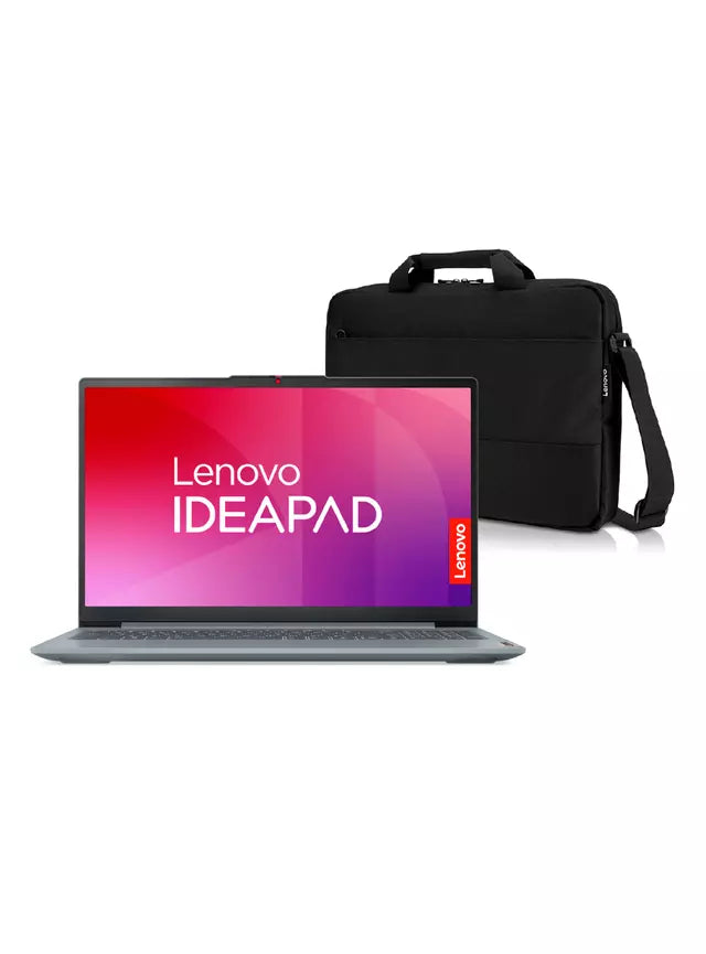 Notebook +Bolso Lenovo Ideapad Slim 3 Gen 8 Amd Ryzen 5 7520u 15.6" Fhd Gris 8gb 512gb