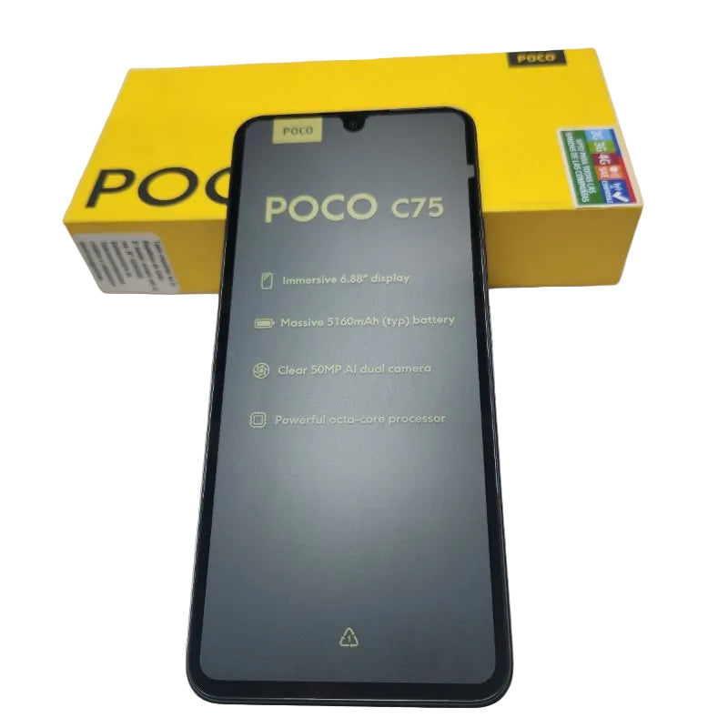 Xiaomi Poco C75 128GB 6GB RAM, Negro