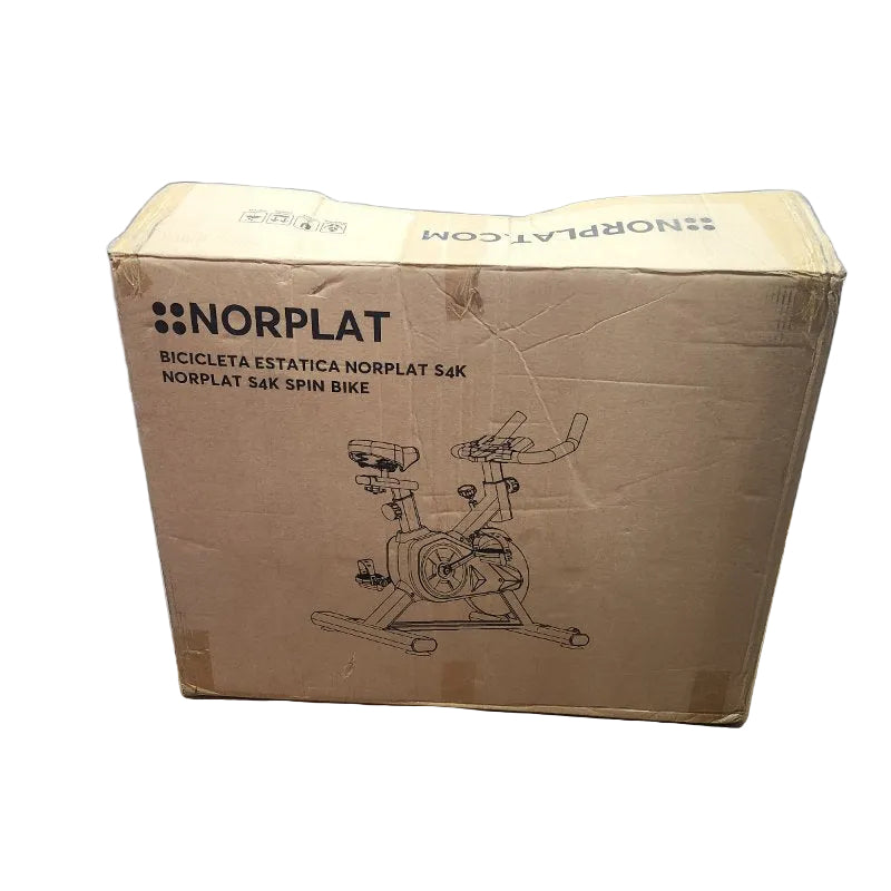 Bicicleta Estática Norplat S4K Spin Bike, Negro