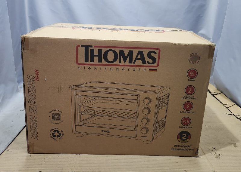 Horno Eléctrico Thomas TH-62I Gris 60 Litros
