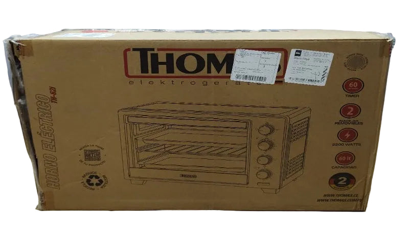 Horno Eléctrico Thomas TH-62I Gris 60 Litros