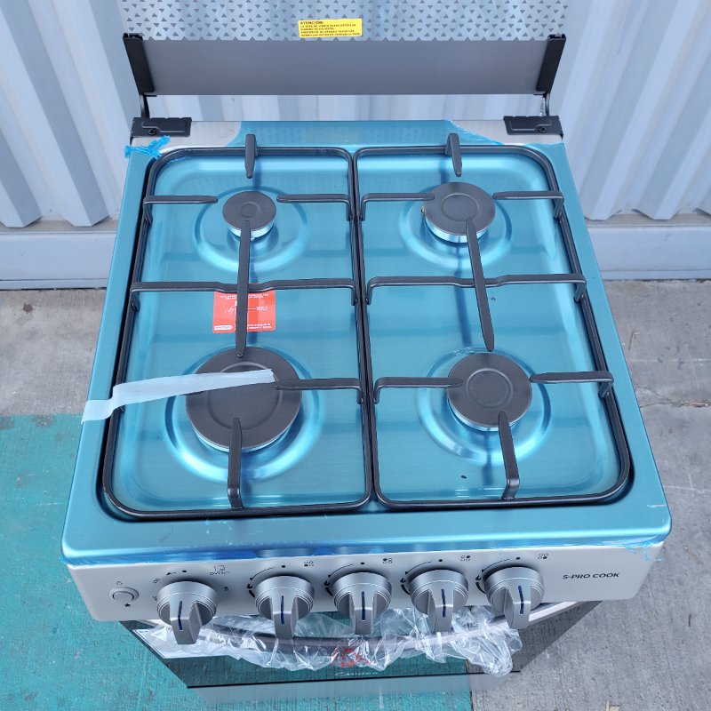 Cocina Midea MFO-MG20TCSSL 4 Platos Gas Licuado Plata