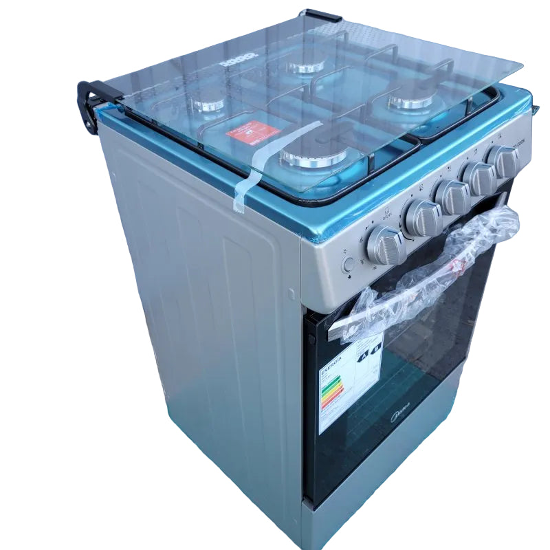 Cocina Midea MFO-MG20TCSSL 4 Platos Gas Licuado Plata