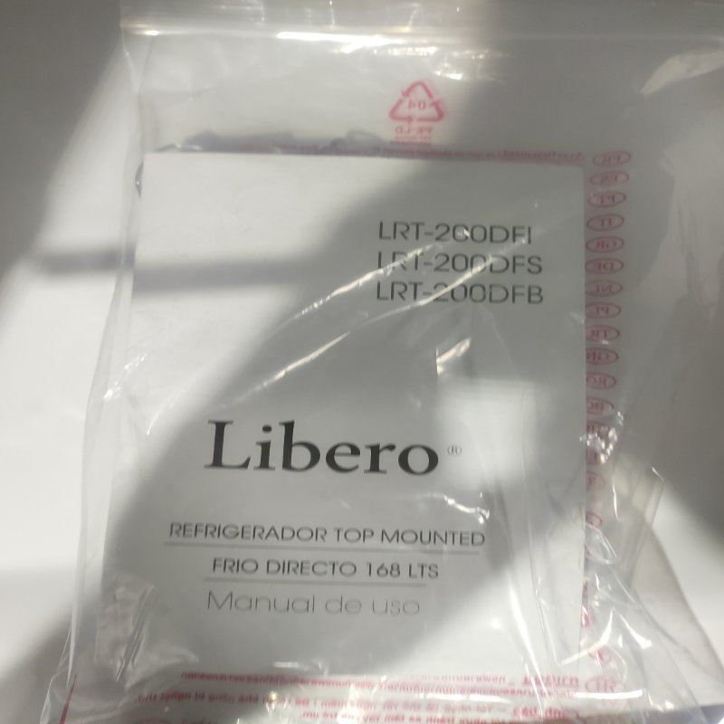 Refrigerador Libero LRT-200DFI Gris 168 Litros