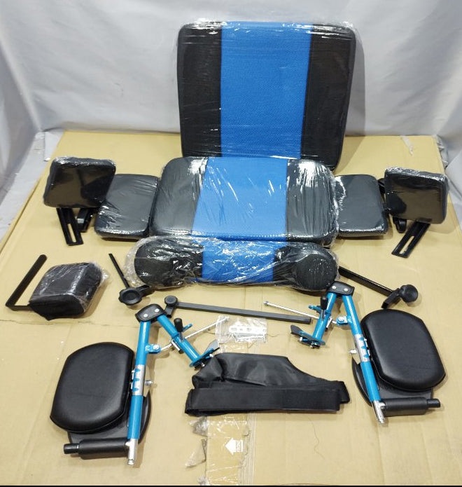 Silla de Ruedas Neurológica Medicaltec Adultos Aluminio Azul