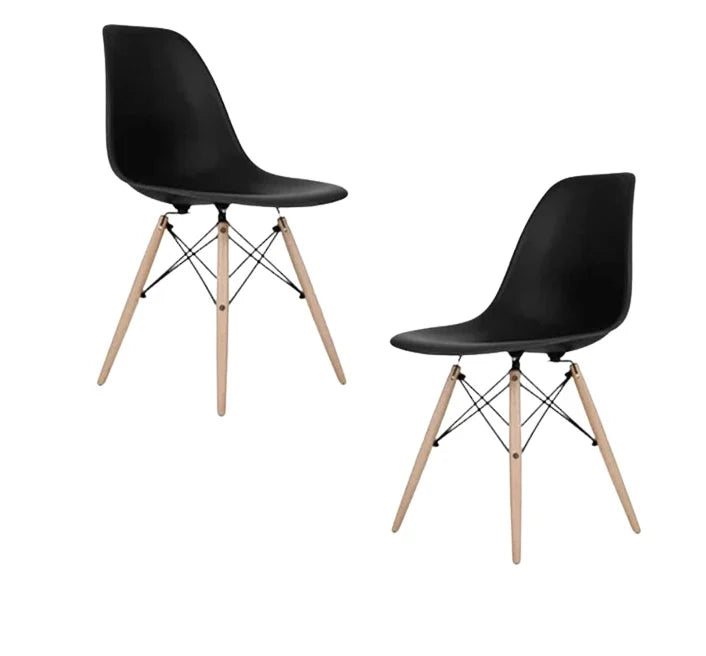 Pack 2 Sillas De Comedor Mica Bilund Negro