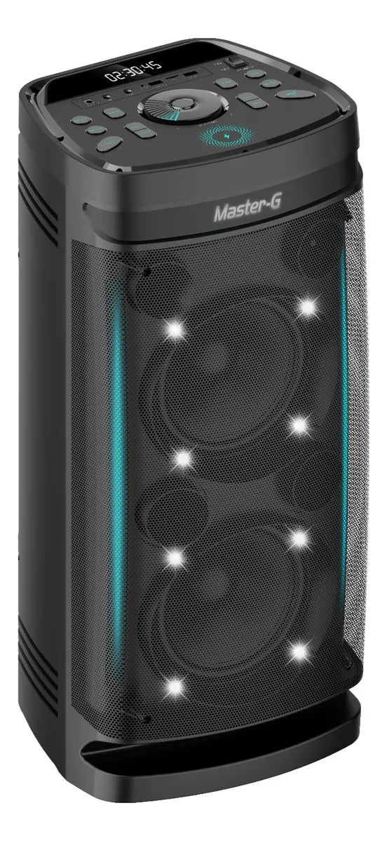 Parlante Bluetooth Karaoke Master-G Electrovibes 8" X2 16.000 Watts