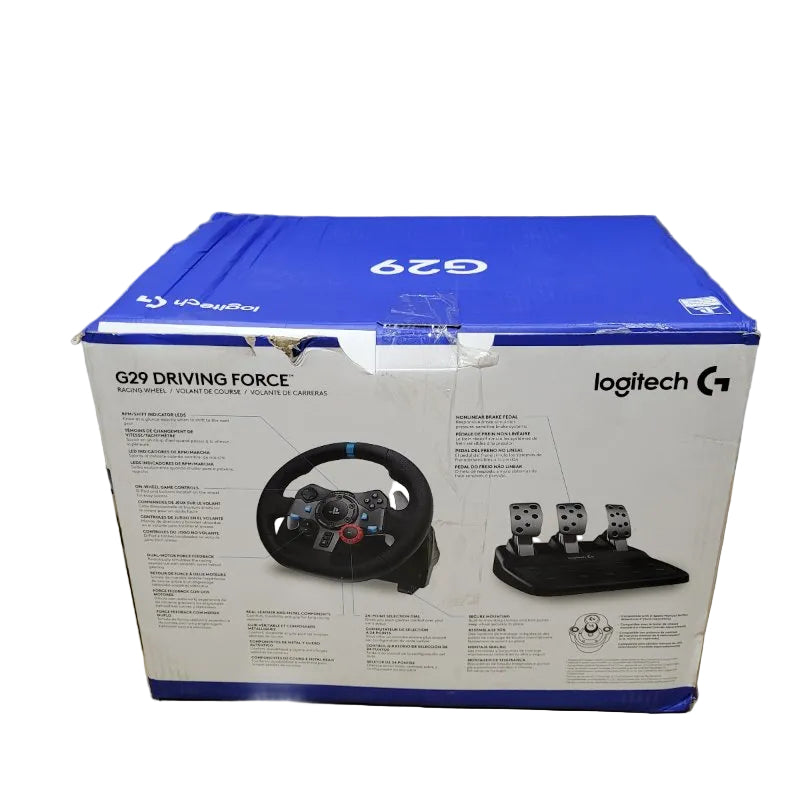Volante de Carreras Logitech G29 Driving Force + Pedales + Palanca