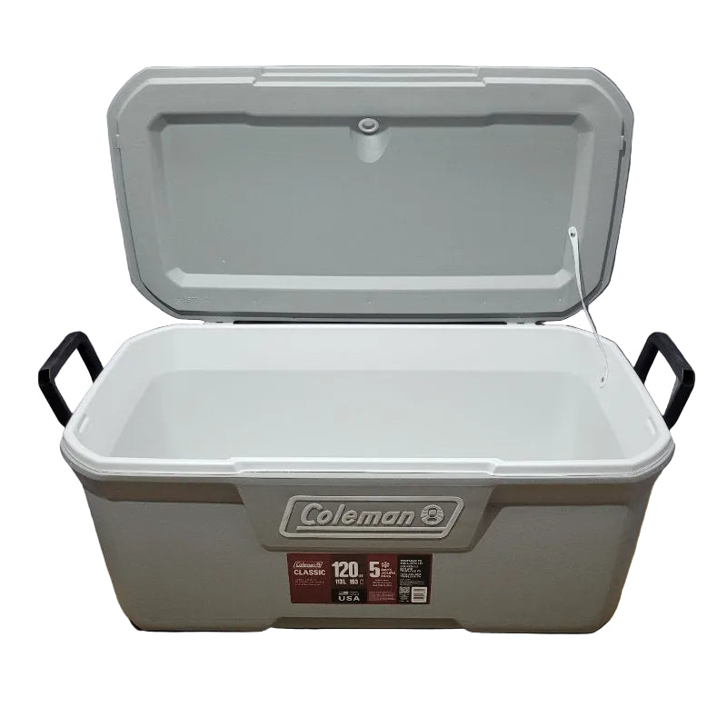 Cooler Portátil Coleman 120 QT Gris - Capacidad 113 L