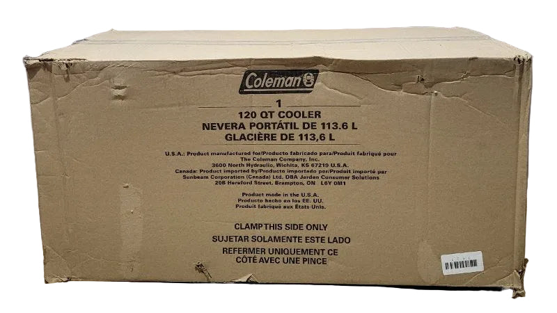 Cooler Portátil Coleman 120 QT Gris - Capacidad 113 L