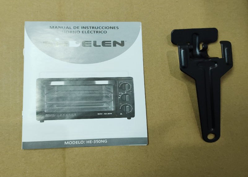 Horno Eléctrico Sindelen HE-350NG Negro 35 Litros