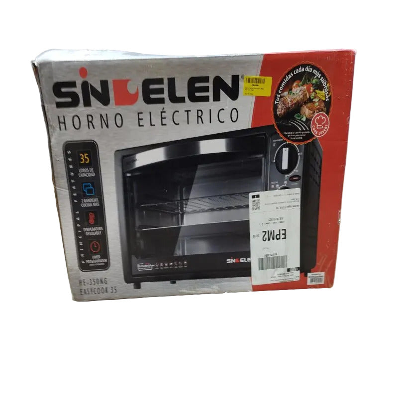 Horno Eléctrico Sindelen HE-350NG Negro 35 Litros