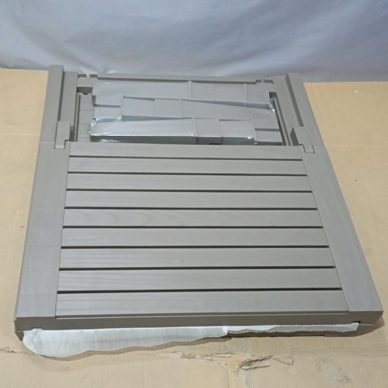 Reposera Plástica Kioclubs Sun Lounger Gris