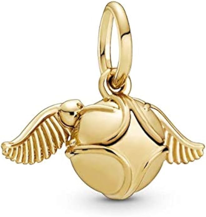 Charm Pandora Colgante De Alas De Soplon Doradas De Harry Potte