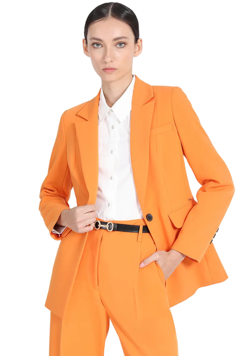 Traje Formal Blazer Pantalón Esprit Naranjo 40 2 Pieza Femenino