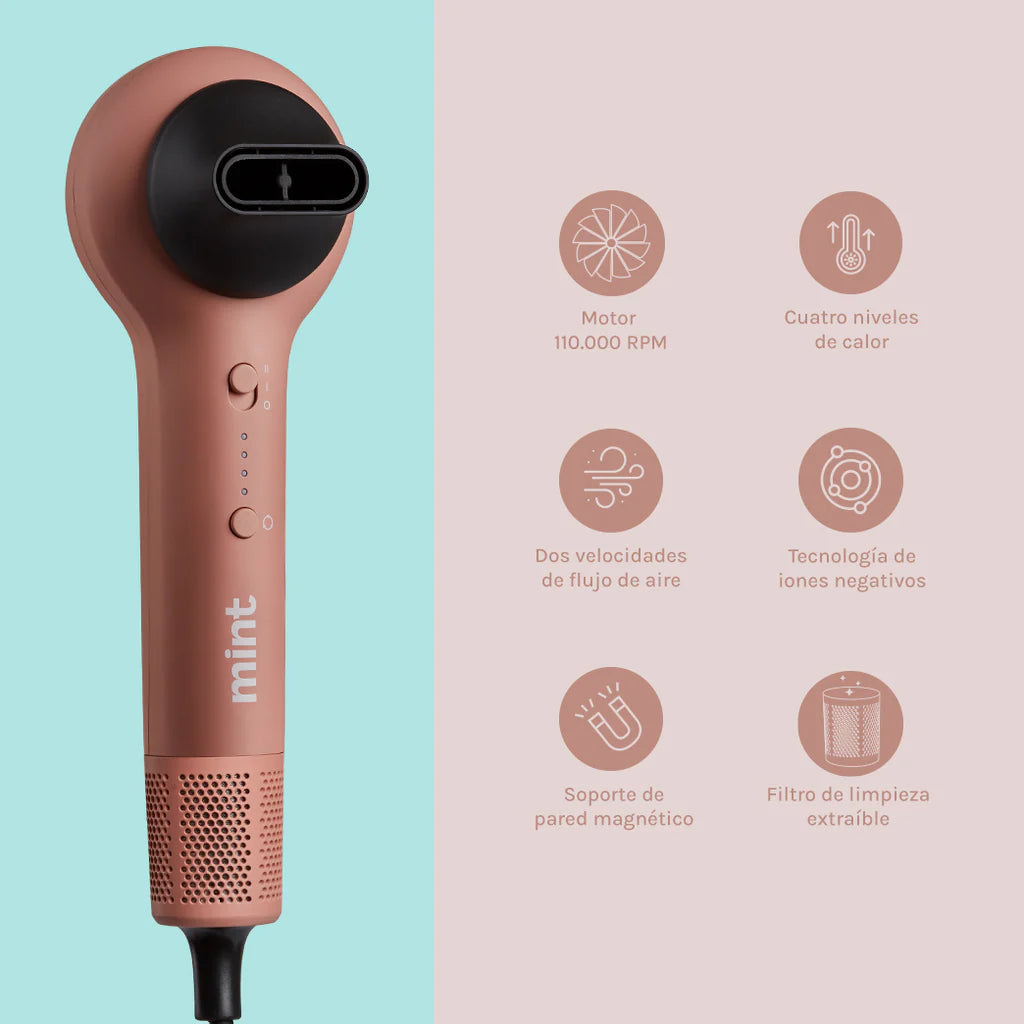 Secador de Pelo Magnético Loop Mint MHR-028 1300W