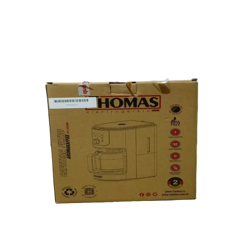 Cafetera de Filtro Thomas Aromakaffee TH-145DMI 1.2 Litros