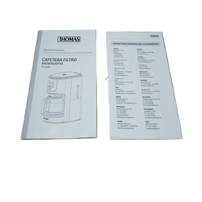 Cafetera de Filtro Thomas Aromakaffee TH-145DMI 1.2 Litros