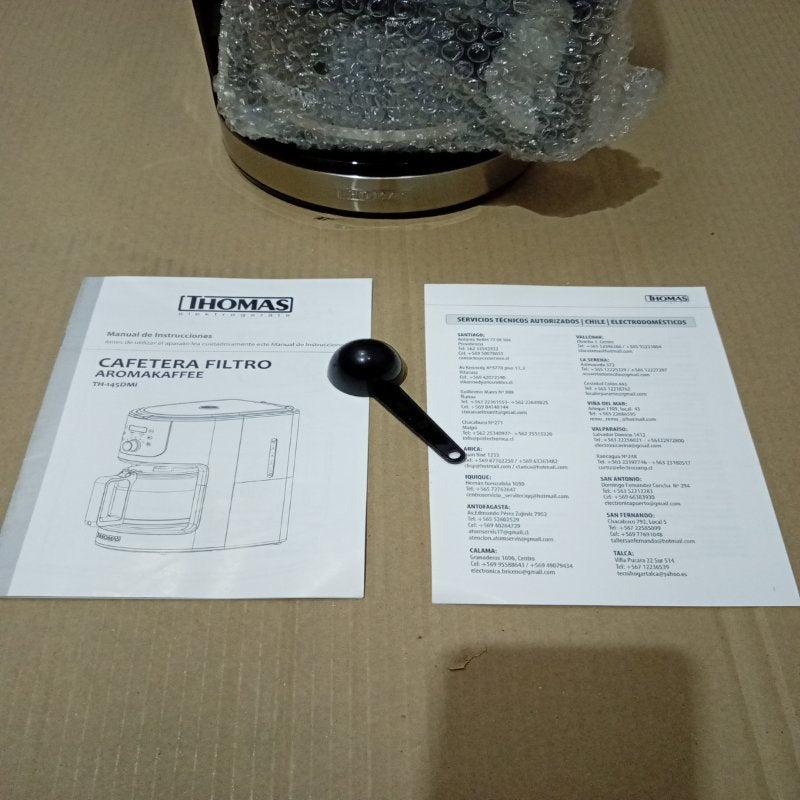 Cafetera de Filtro Thomas Aromakaffee TH-145DMI 1.2 Litros